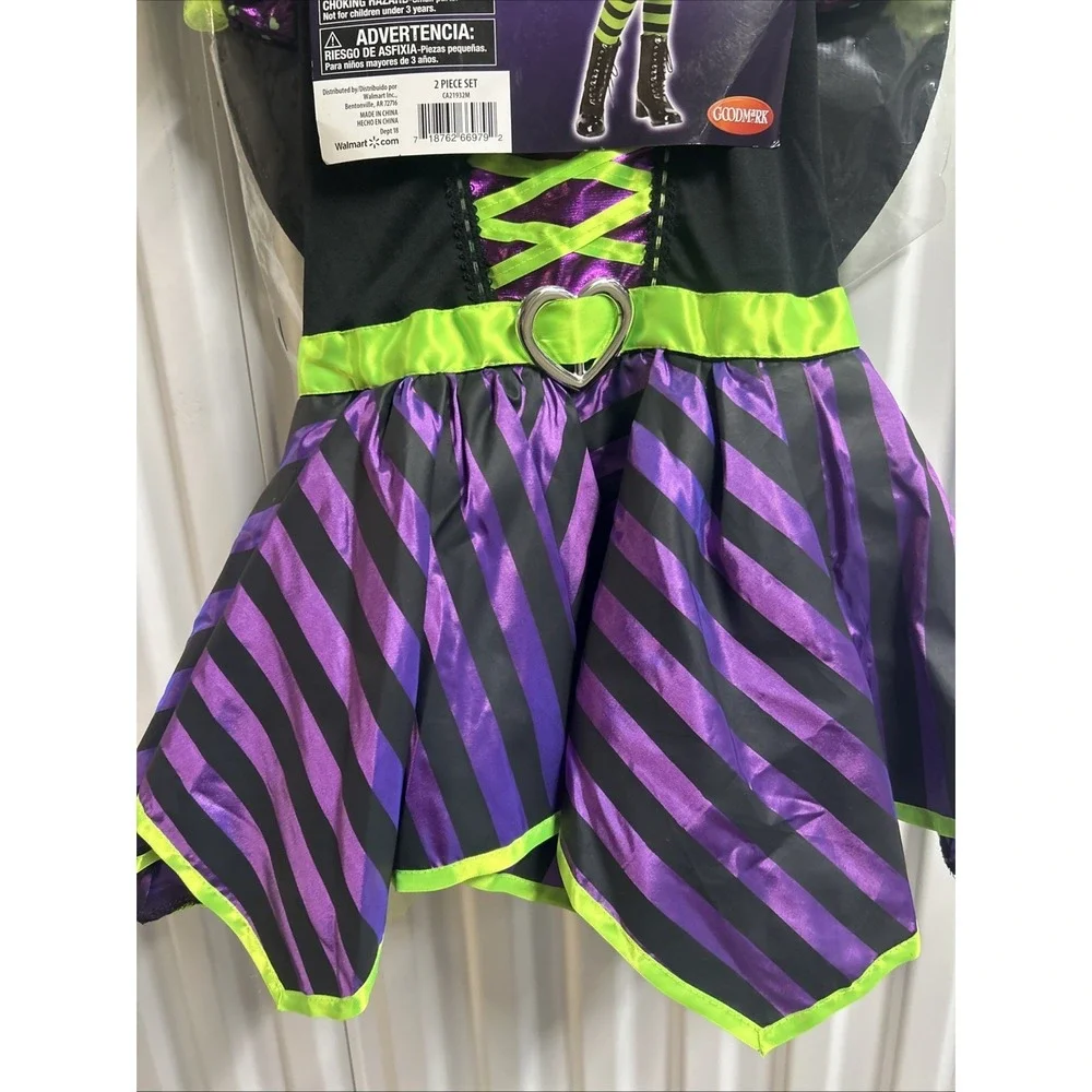 Way To Celebrate Girls‎ Pretty Potion Witch Costume Size Medium 8-10 NWT